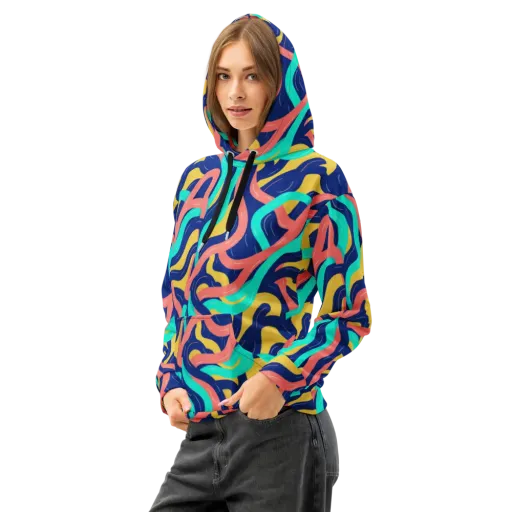 Chromatic Knot on a Cotton Hoodie