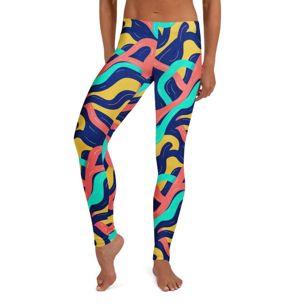 Chromatic Knot on Leggings — Front