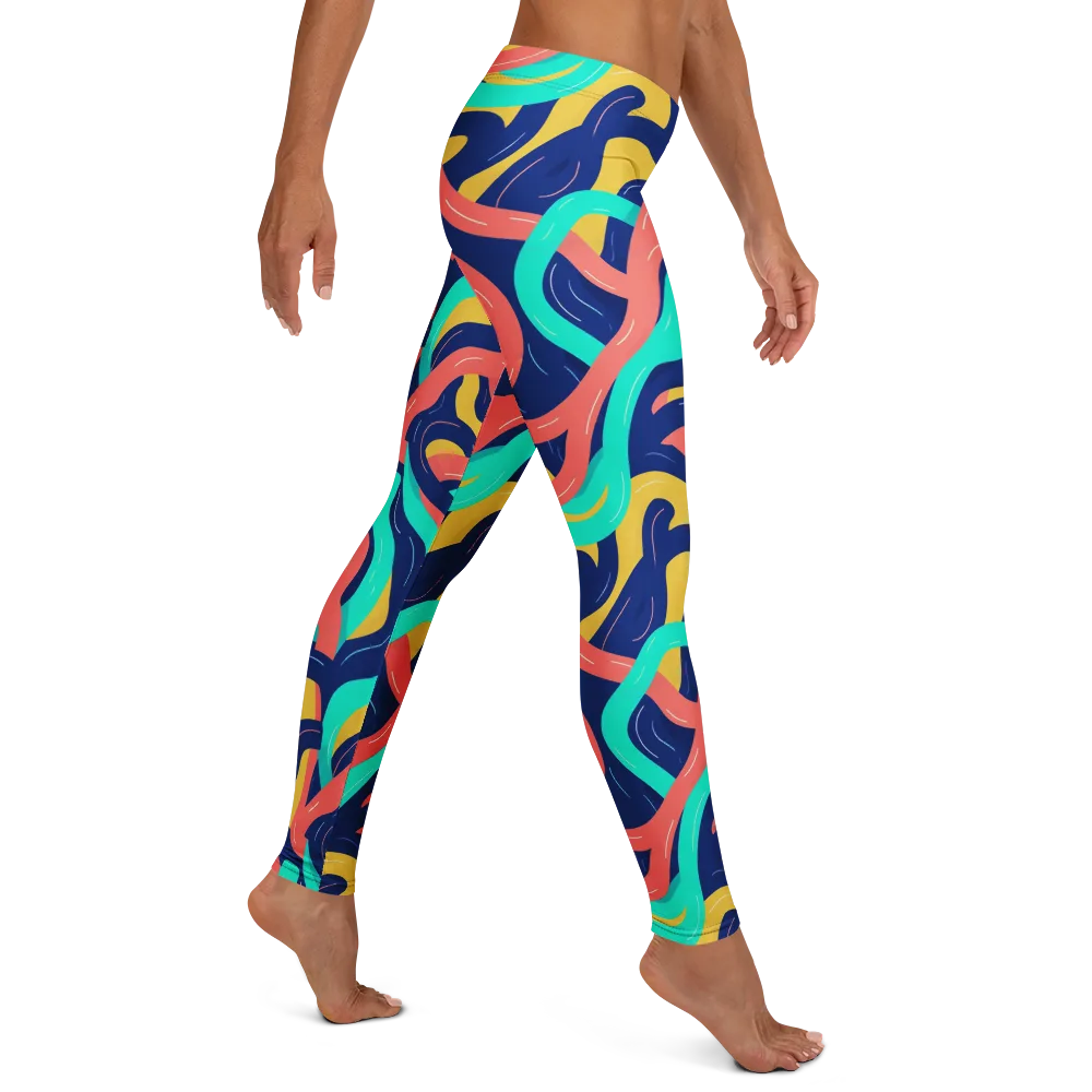 Chromatic Knot on Leggings — Right