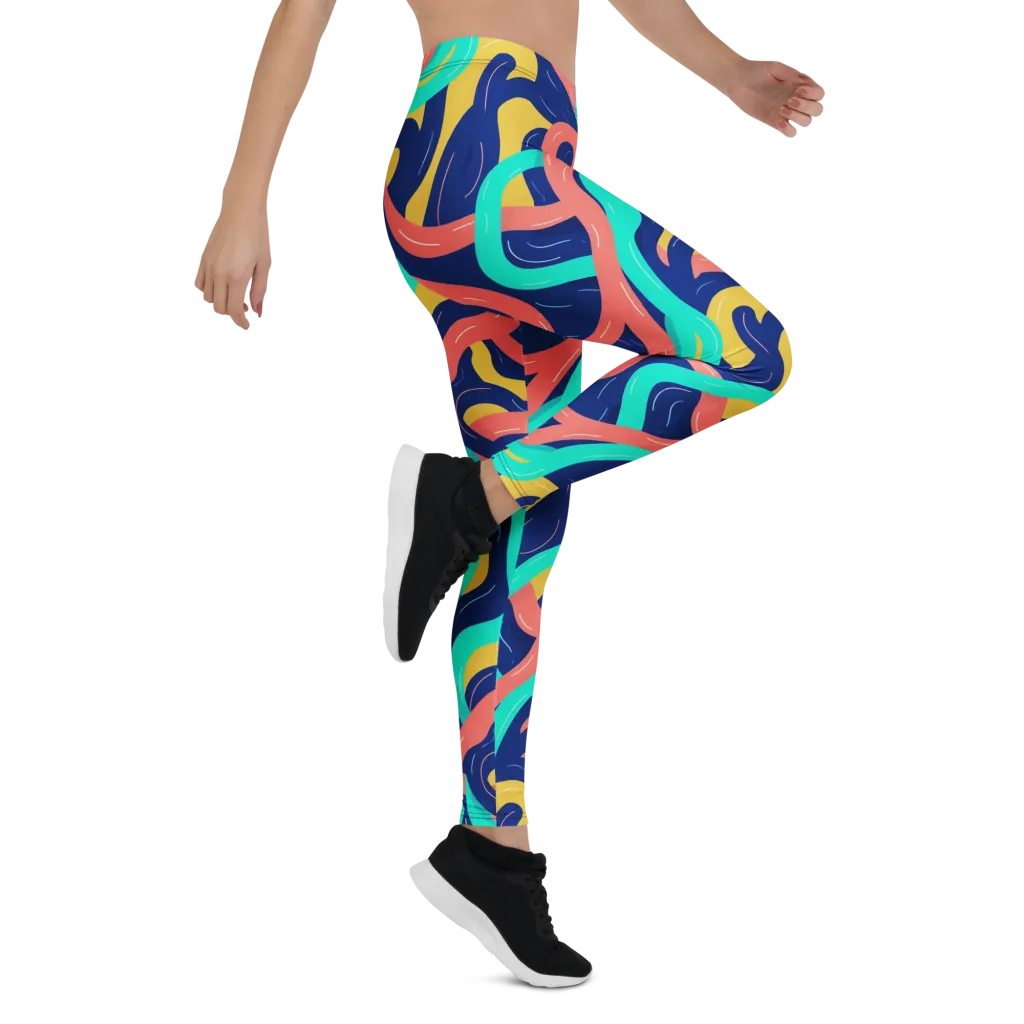 Chromatic Knot on Leggings — Right