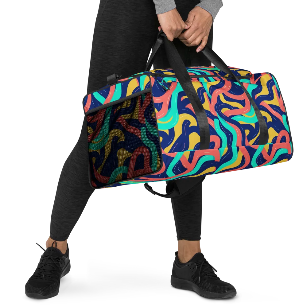Chromatic Knot on Duffle Bag — Right Front