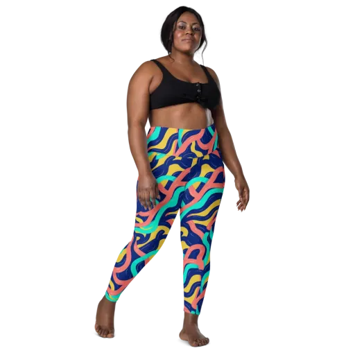 Chromatic Knot on a Leggings with Pockets