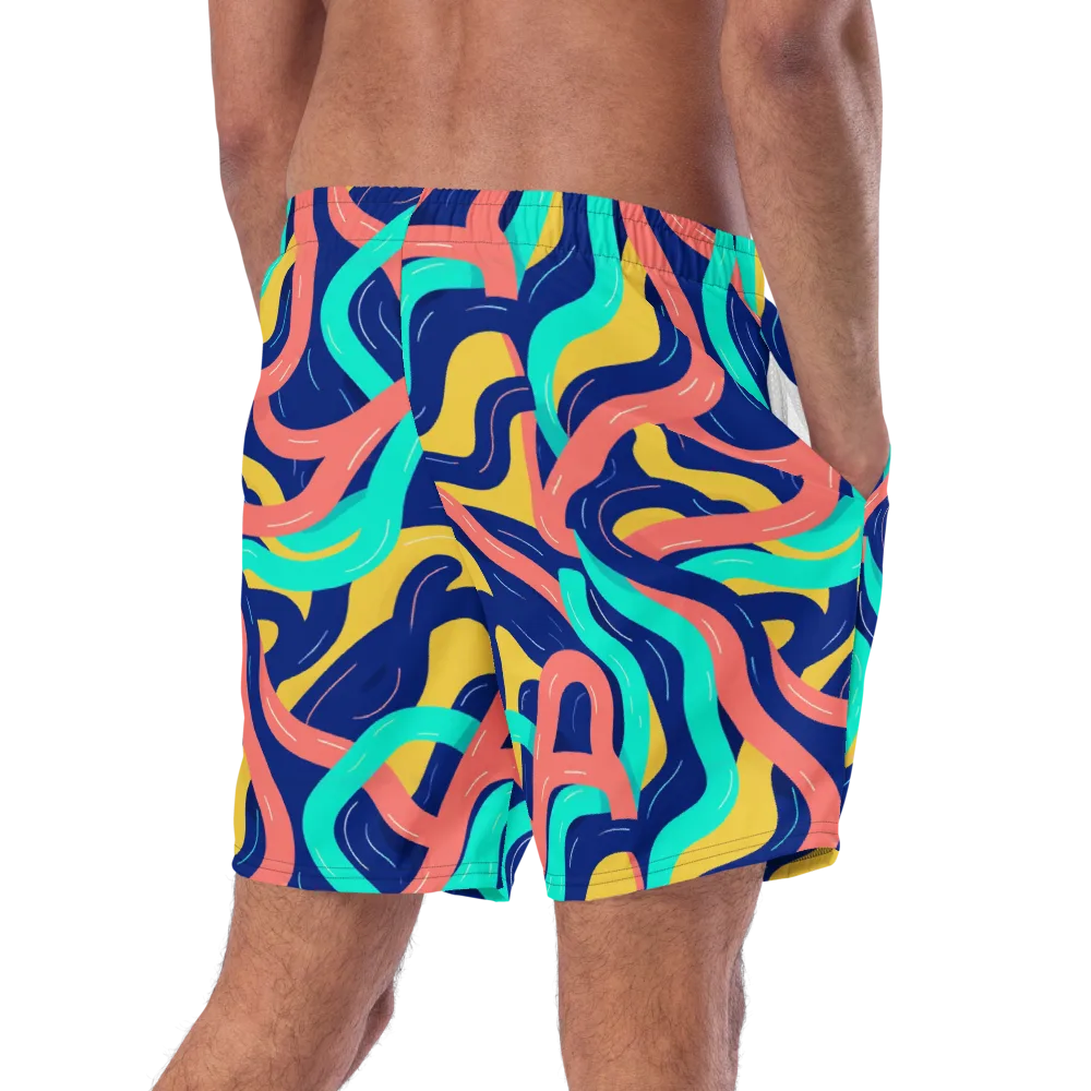 Chromatic Knot on Swim Trunks — Right Back