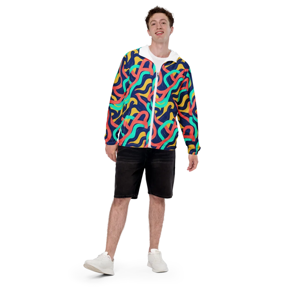 Chromatic Knot on Men's Windbreaker — Front