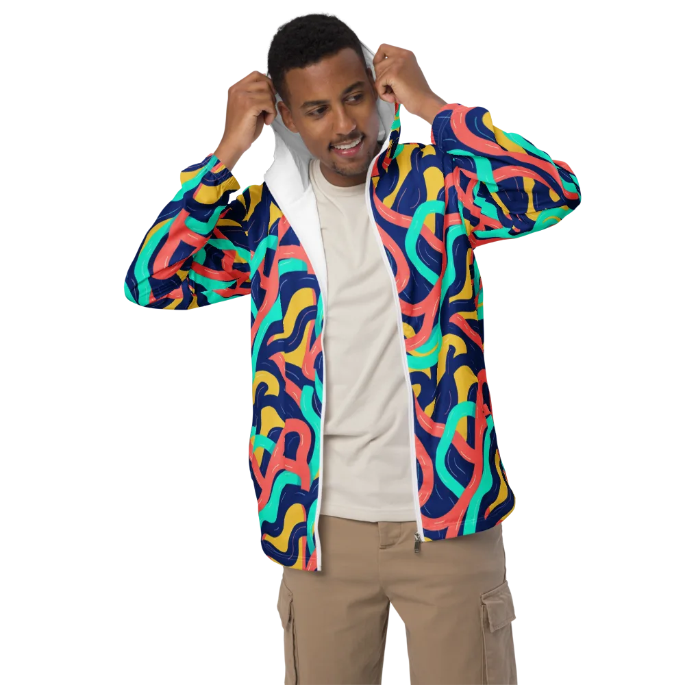 Chromatic Knot on Men's Windbreaker — Front