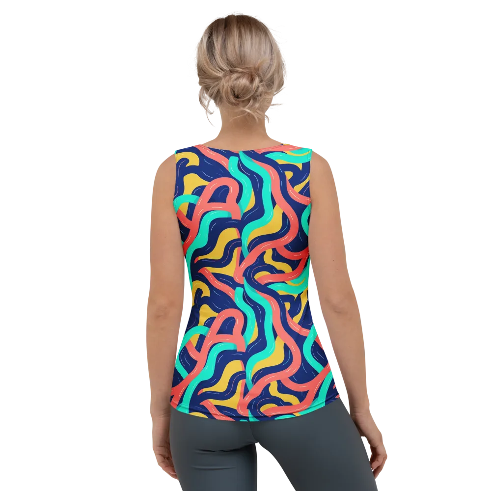 Chromatic Knot on Women's Tank Top — Back