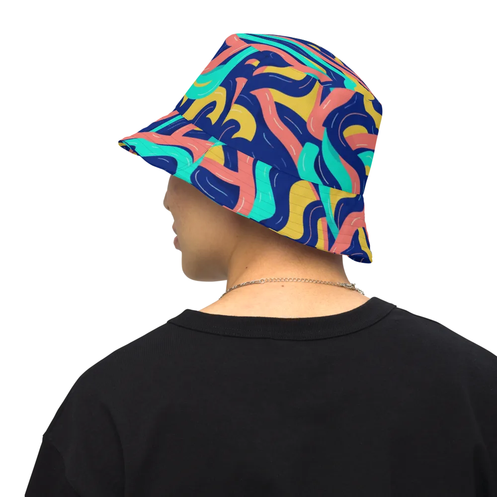Chromatic Knot on Reversible Bucket Hat — Back Inside