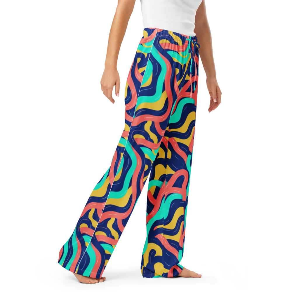 Chromatic Knot on Women's Pajama Pants — Right Front
