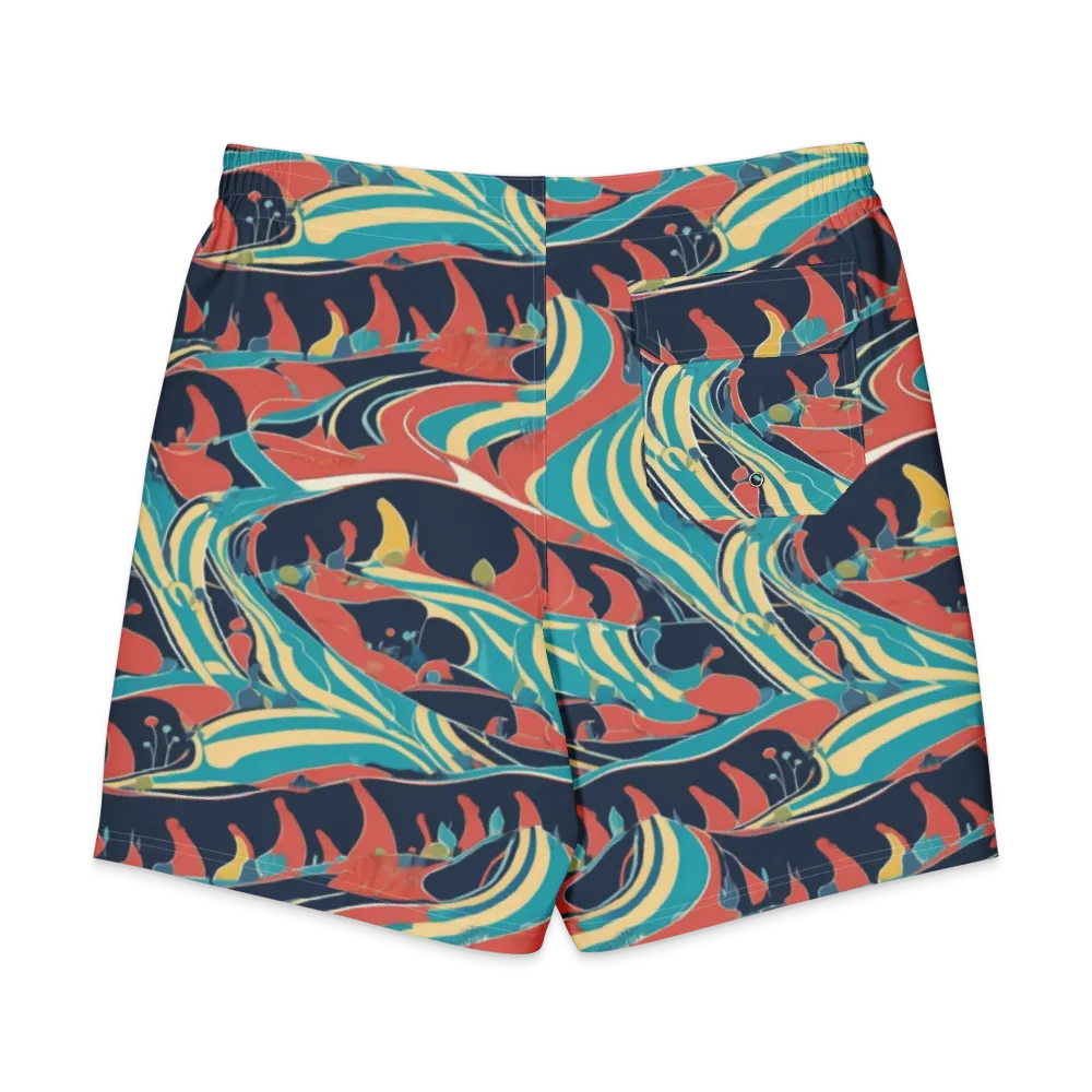 Marina Mirage on Men's Board Shorts — Back