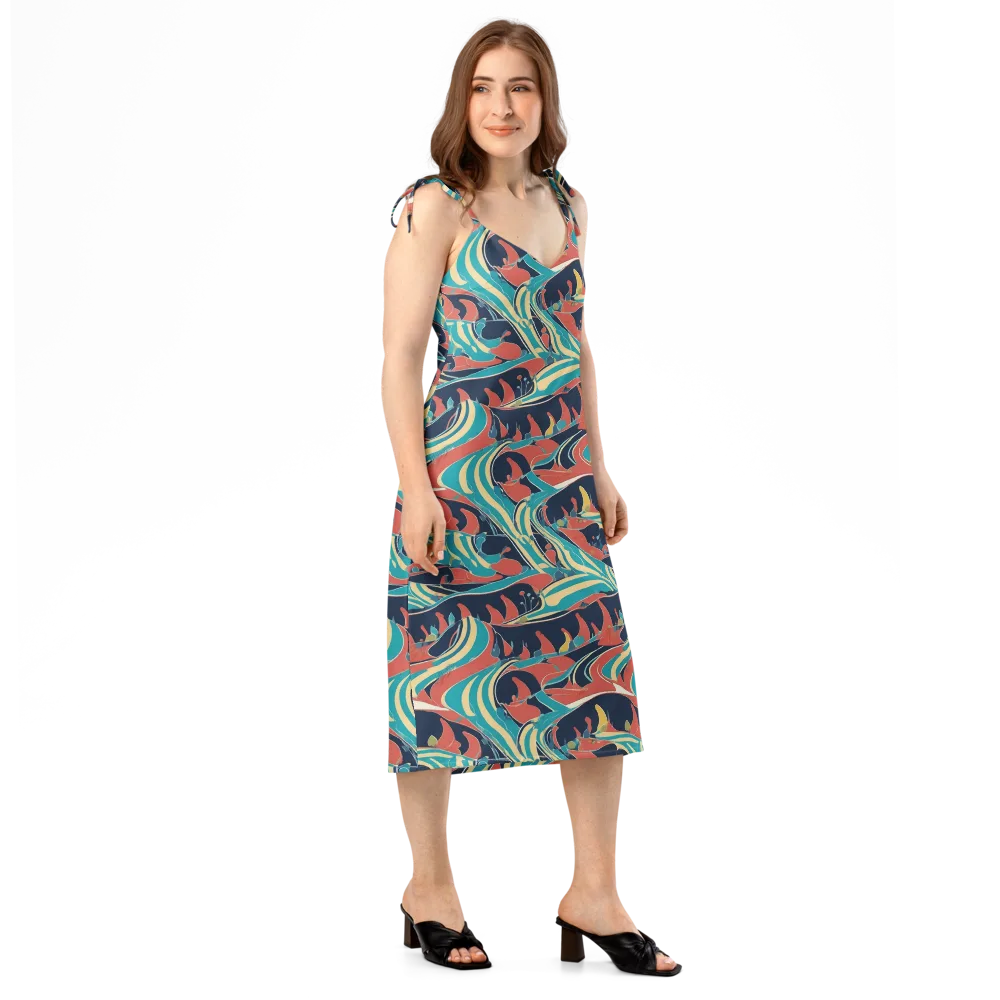 Marina Mirage on Slip Dress — Right Front
