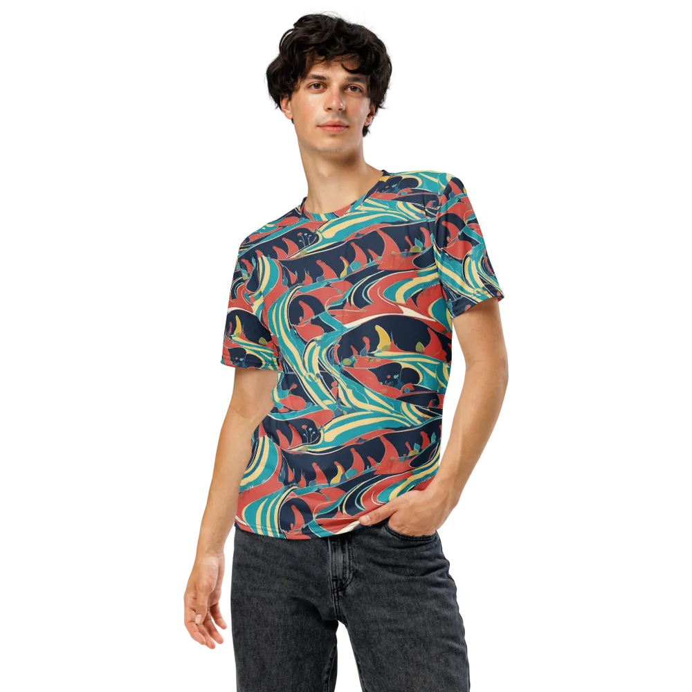 Marina Mirage on Men's Crew Neck T-Shirt — Front