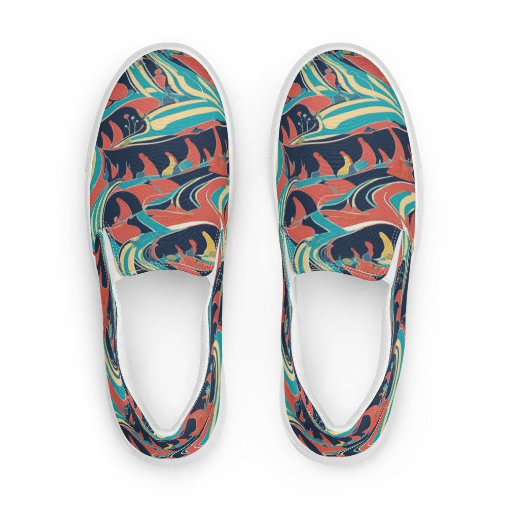 Marina Mirage on Men's Slip-On Canvas Shoes — Front