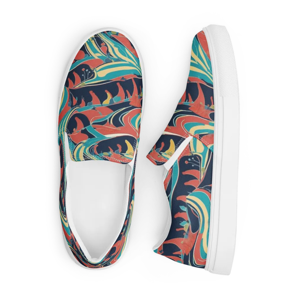 Marina Mirage on Men's Slip-On Canvas Shoes — Front