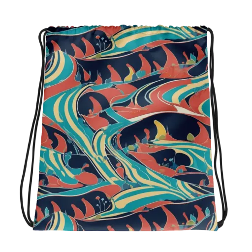 Marina Mirage on a Drawstring Bag