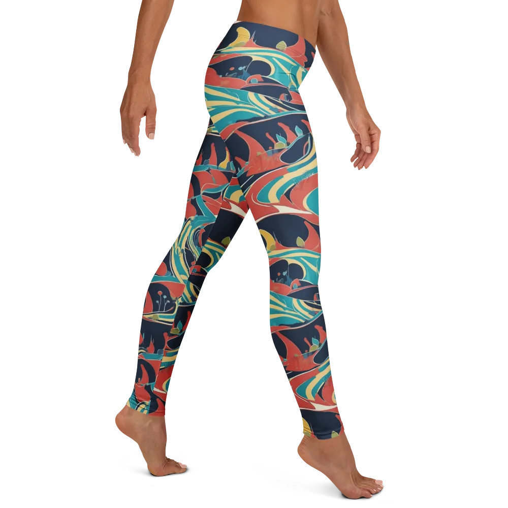 Marina Mirage on Leggings — Right