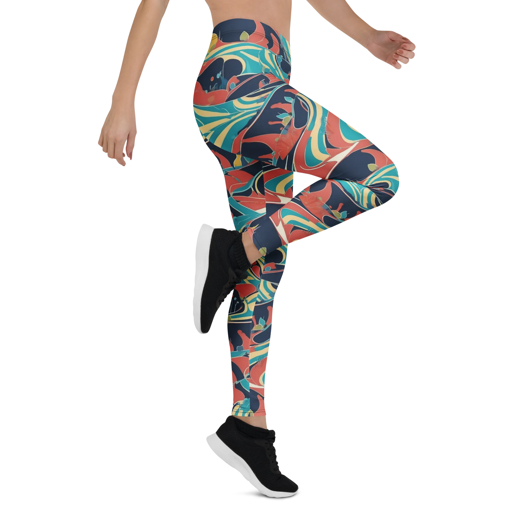 Marina Mirage on Leggings — Right