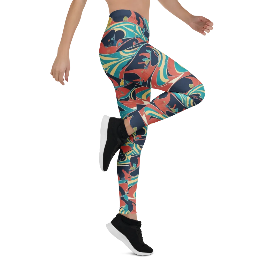Marina Mirage on Leggings — Right