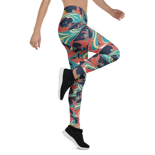 Marina Mirage on a Leggings