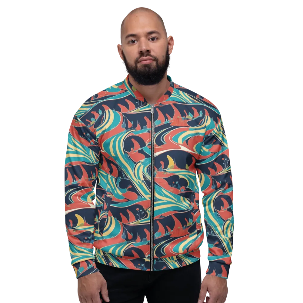 Marina Mirage on Bomber Jacket — Front