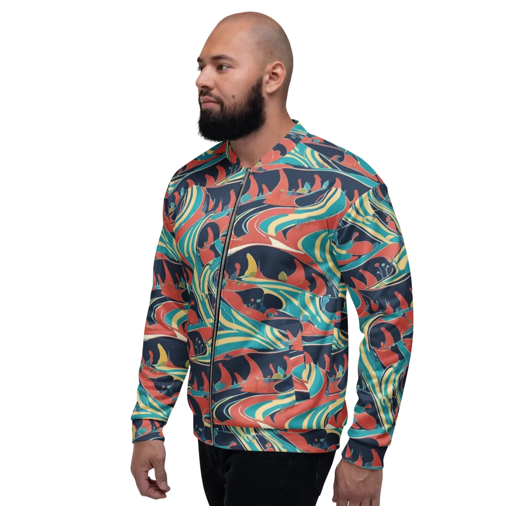 Marina Mirage on Bomber Jacket — Left