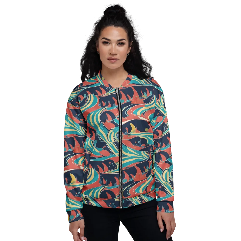 Marina Mirage on Bomber Jacket — Front