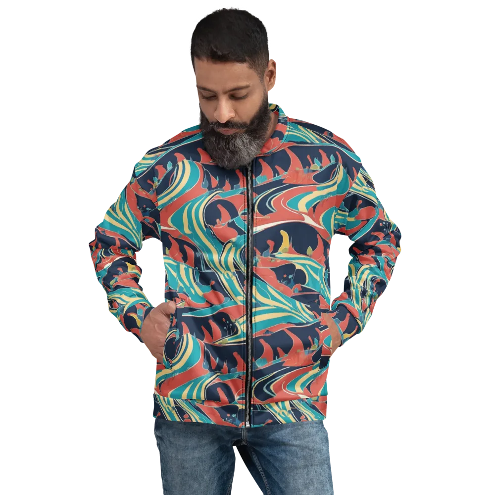 Marina Mirage on Bomber Jacket — Front