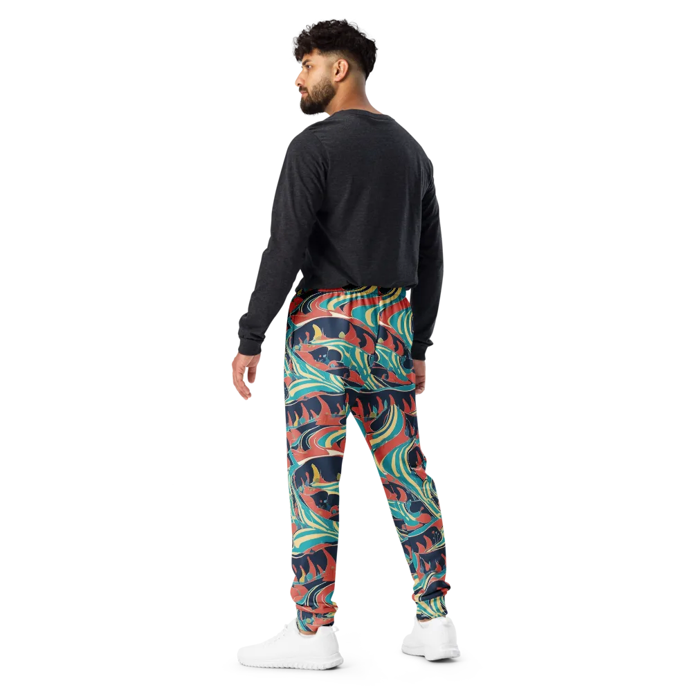 Marina Mirage on Men's Joggers — Back