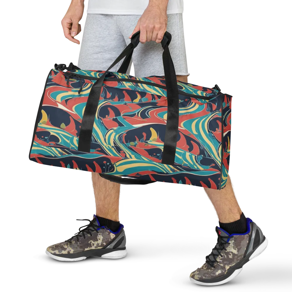 Marina Mirage on Duffle Bag — Front