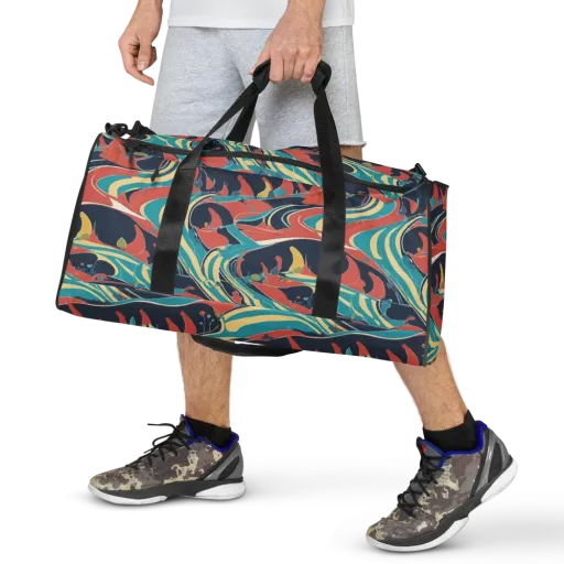 Marina Mirage on a Duffle Bag