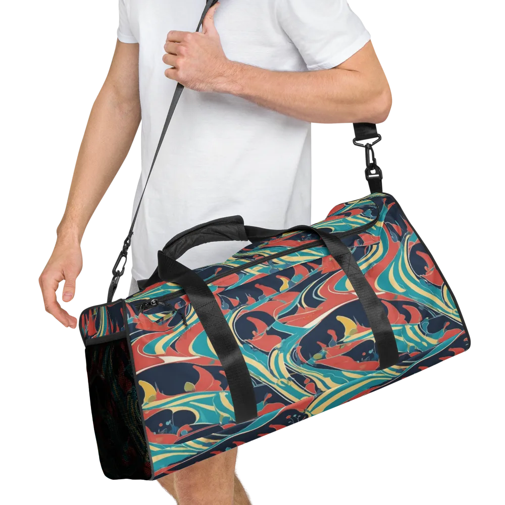 Marina Mirage on Duffle Bag — Right Front