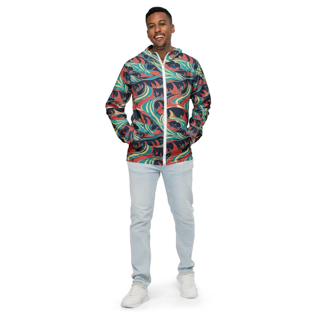 Marina Mirage on Men's Windbreaker — Front