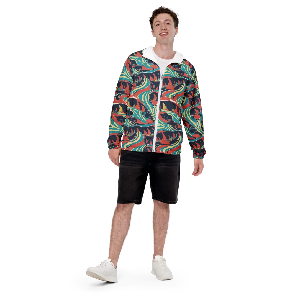 Marina Mirage on Men's Windbreaker — Front
