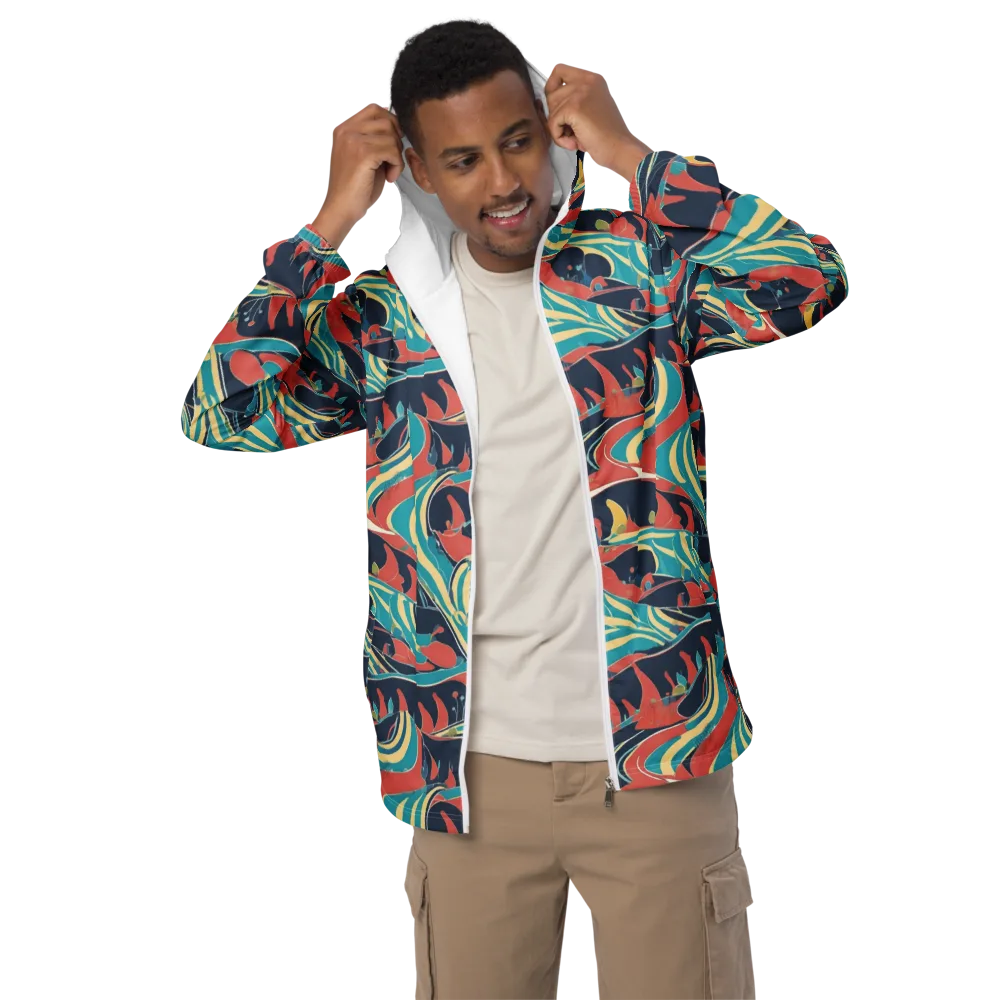 Marina Mirage on Men's Windbreaker — Front