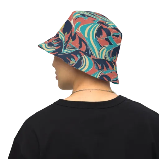 Marina Mirage on a Reversible Bucket Hat