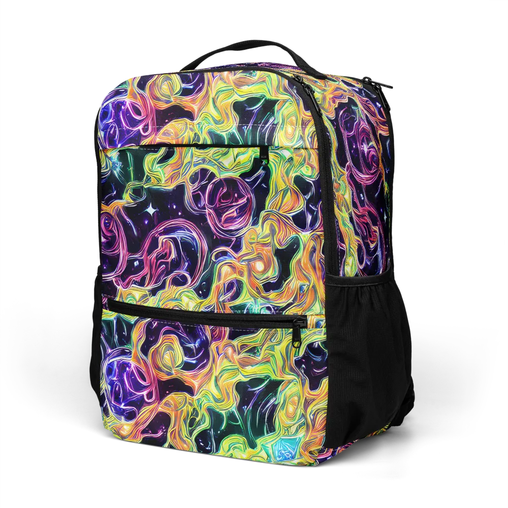 Midnight Chromaflow on Utility Backpack — Left Front