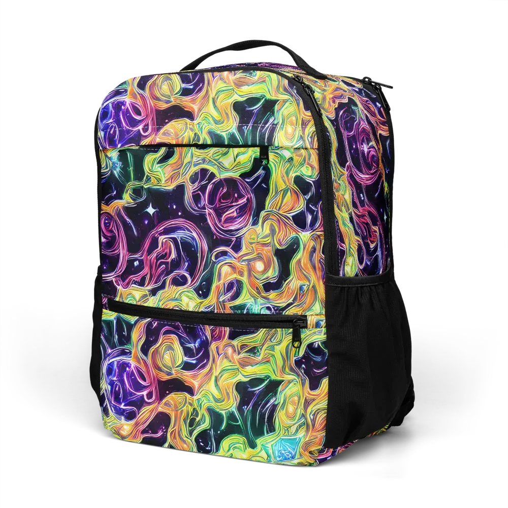Midnight Chromaflow on Utility Backpack — Left Front