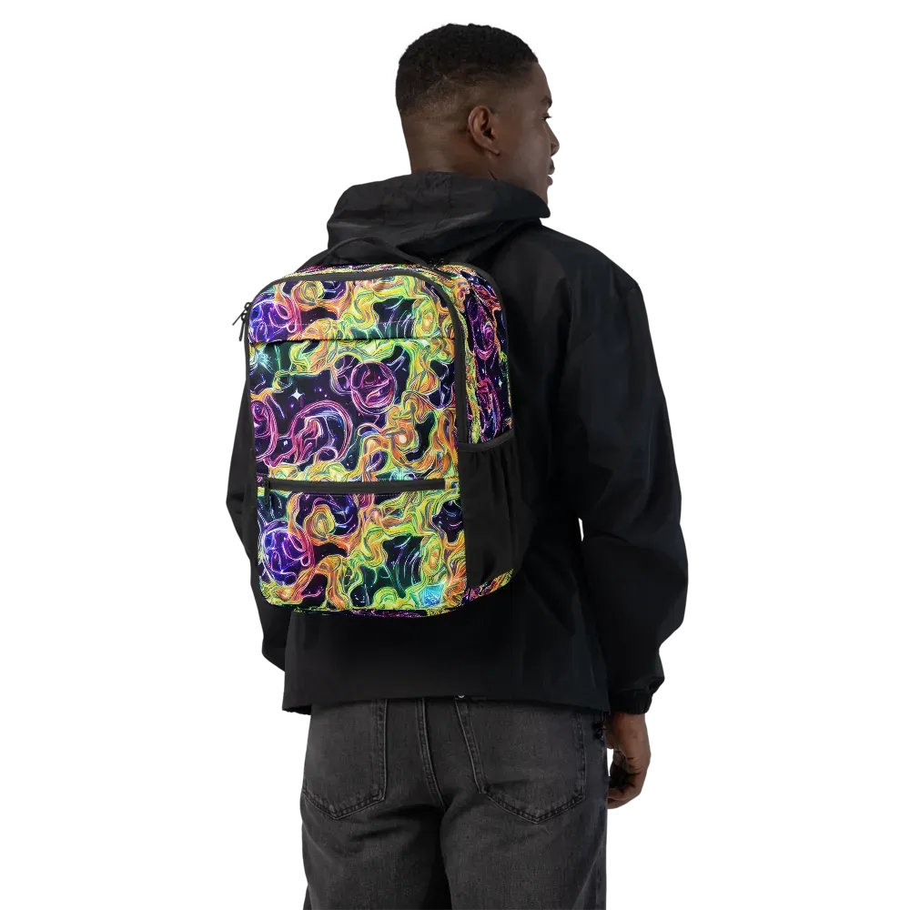 Midnight Chromaflow on Utility Backpack — Back