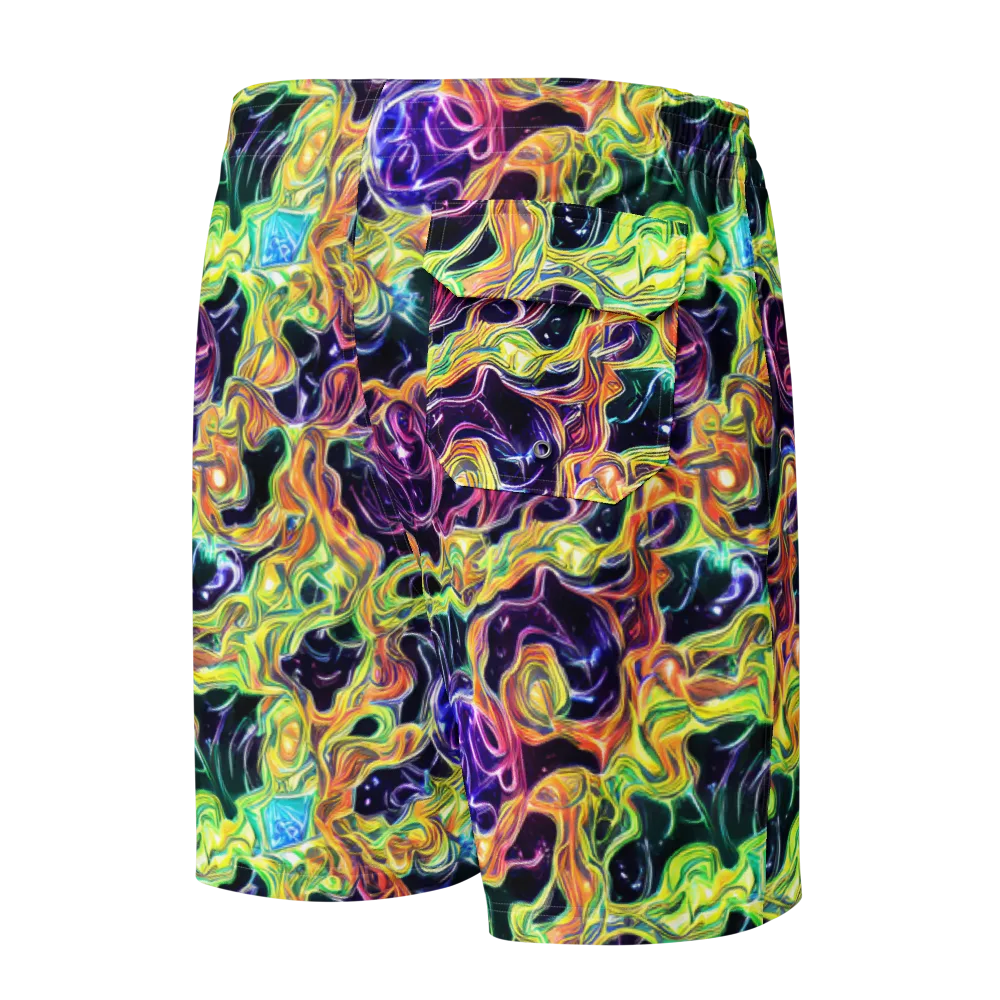 Midnight Chromaflow on Men's Board Shorts — Back