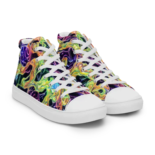 Midnight Chromaflow on a Men's High Top Canvas Shoes