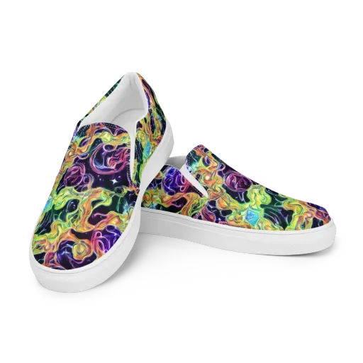 Midnight Chromaflow on a Men's Slip-On Canvas Shoes
