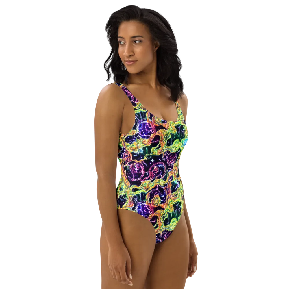Midnight Chromaflow on One-Piece Swimsuit — Right