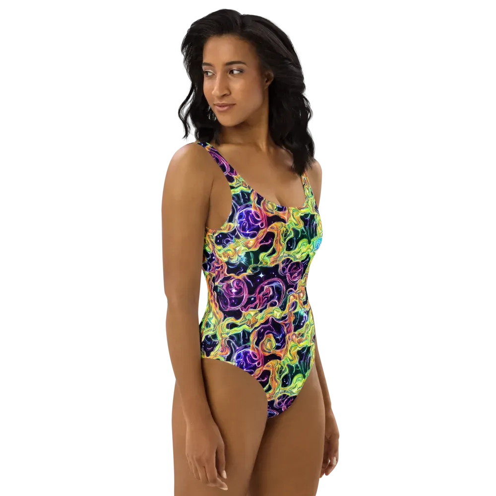 Midnight Chromaflow on One-Piece Swimsuit — Right