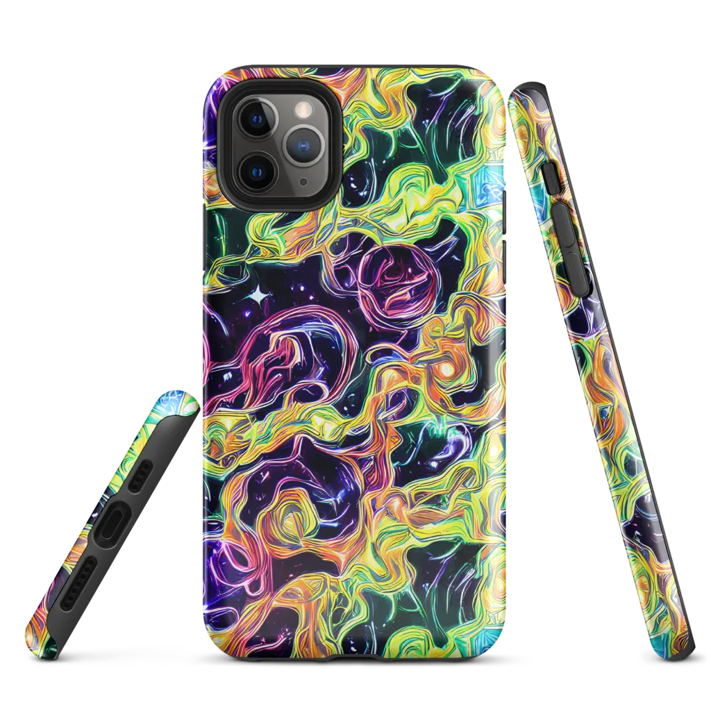 Midnight Chromaflow on Tough Case for iPhone® — Front