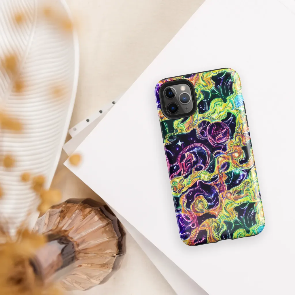 Midnight Chromaflow on Tough Case for iPhone® — Front