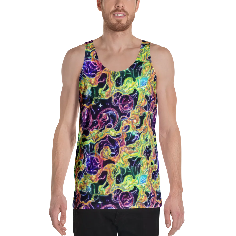 Midnight Chromaflow on Men's Tank Top — Front