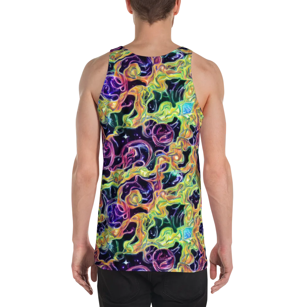 Midnight Chromaflow on Men's Tank Top — Back