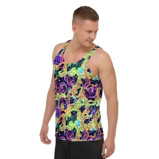 Midnight Chromaflow on a Men's Tank Top