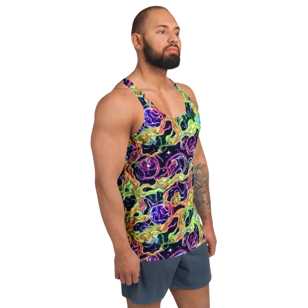 Midnight Chromaflow on Men's Tank Top — Right Front