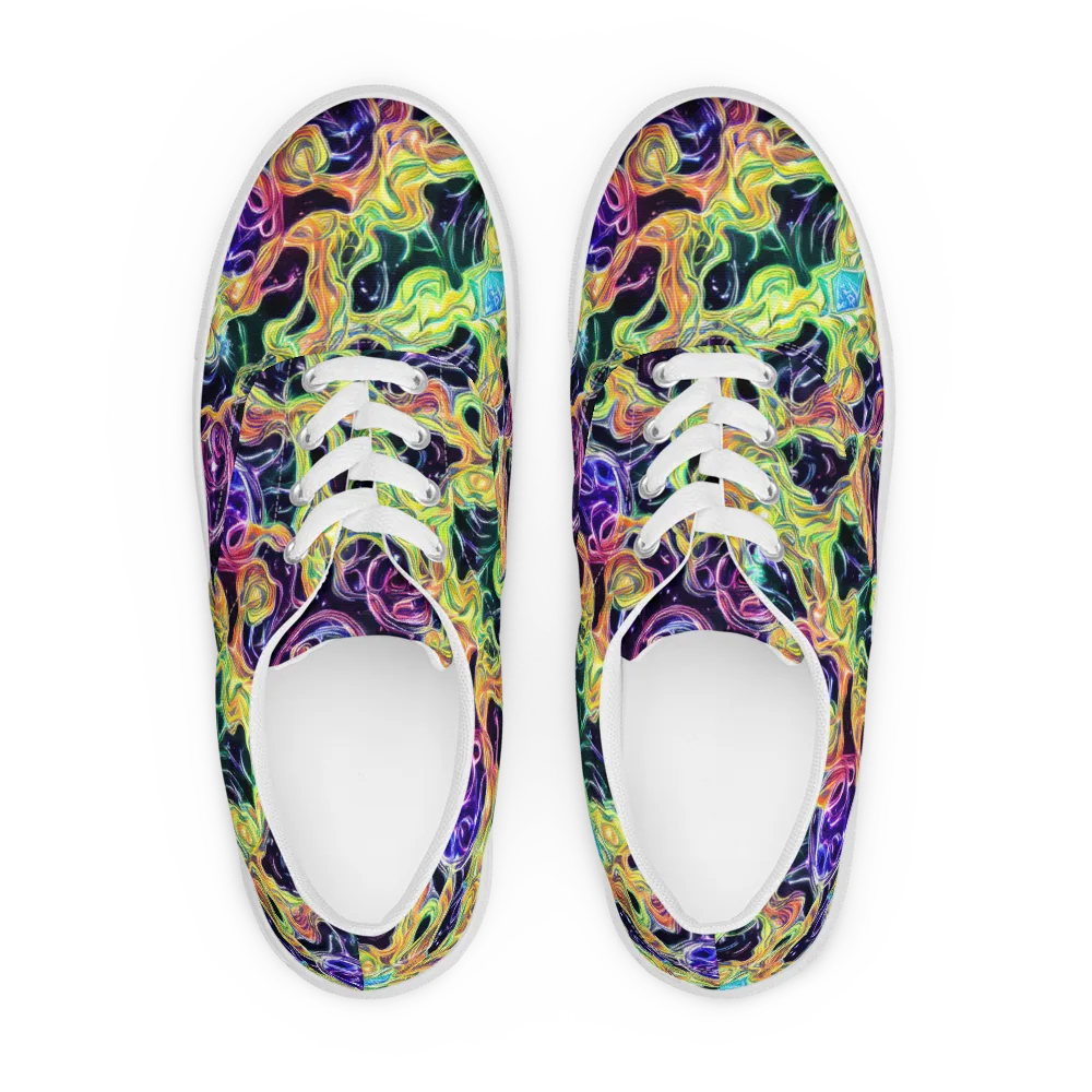 Midnight Chromaflow on Men's Lace-Up Canvas Shoes — Front
