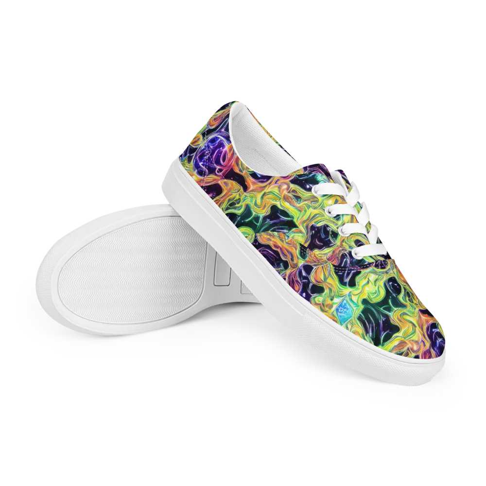 Midnight Chromaflow on Men's Lace-Up Canvas Shoes — Right Front